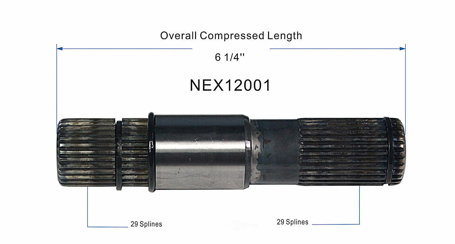 GSP North America NEX12001 CV Intermediate Shaft
