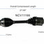 GSP North America NCV11166 CV Axle Assembly