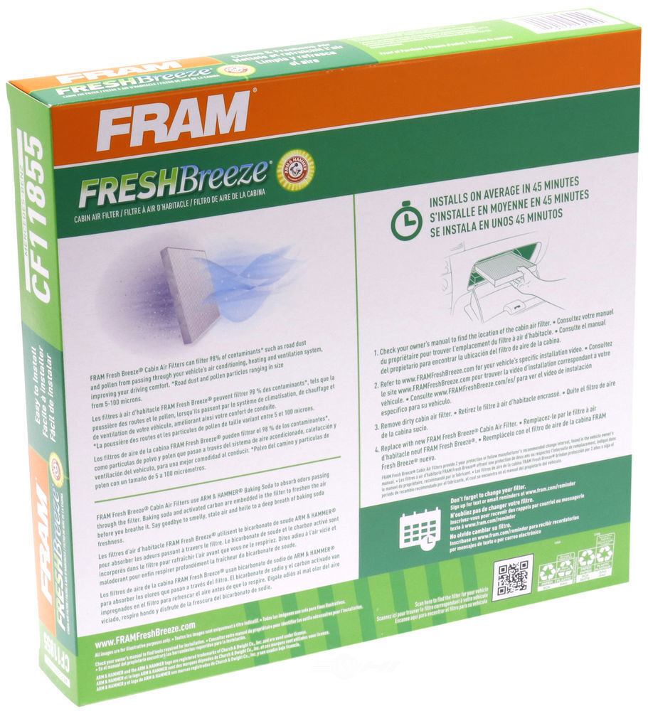 Fram CF11855 Cabin Air Filter
