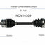 GSP North America NCV10309 CV Axle Assembly