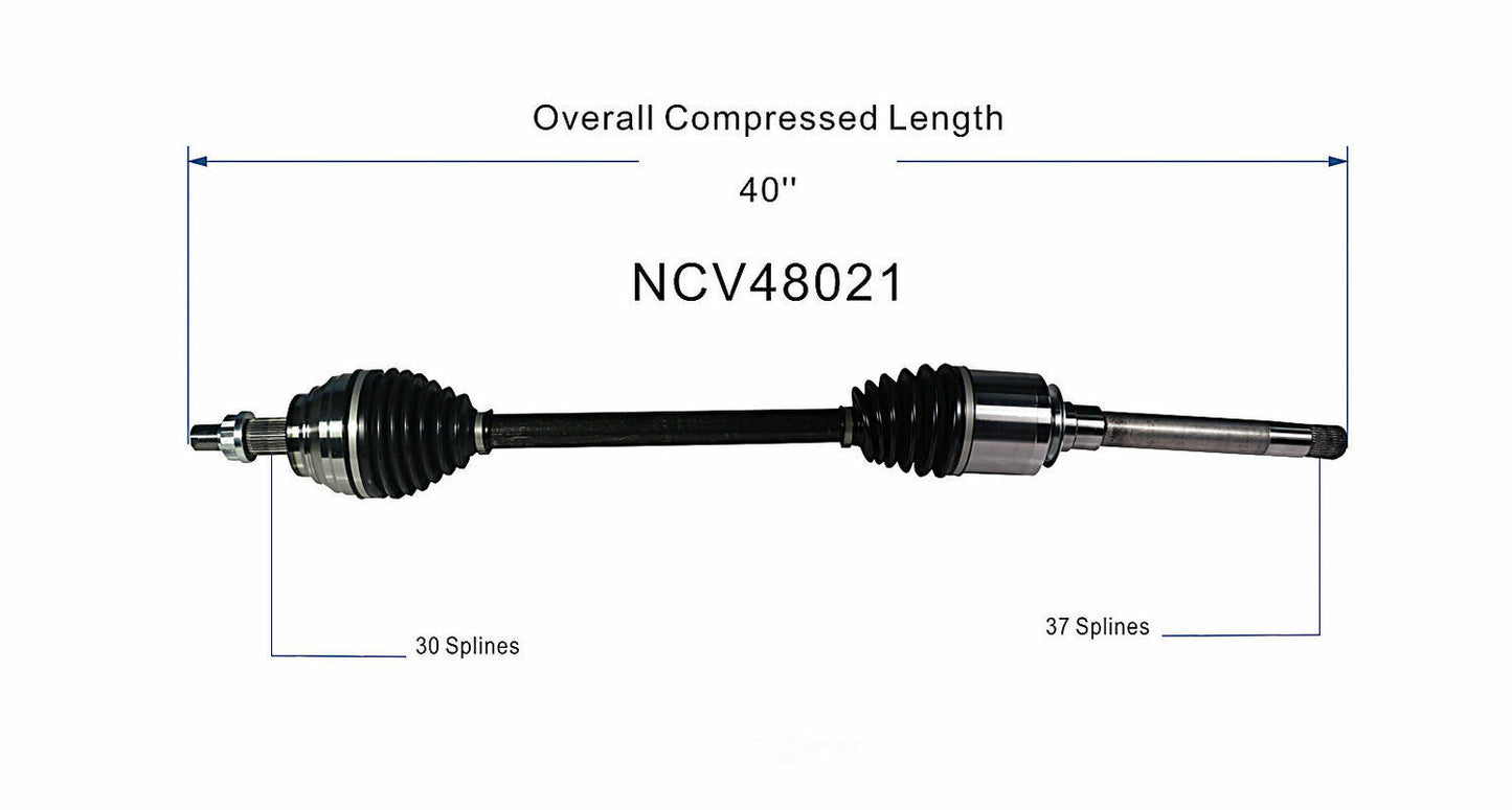 GSP North America NCV48021 CV Axle Assembly