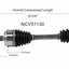 GSP North America NCV51130 CV Axle Assembly