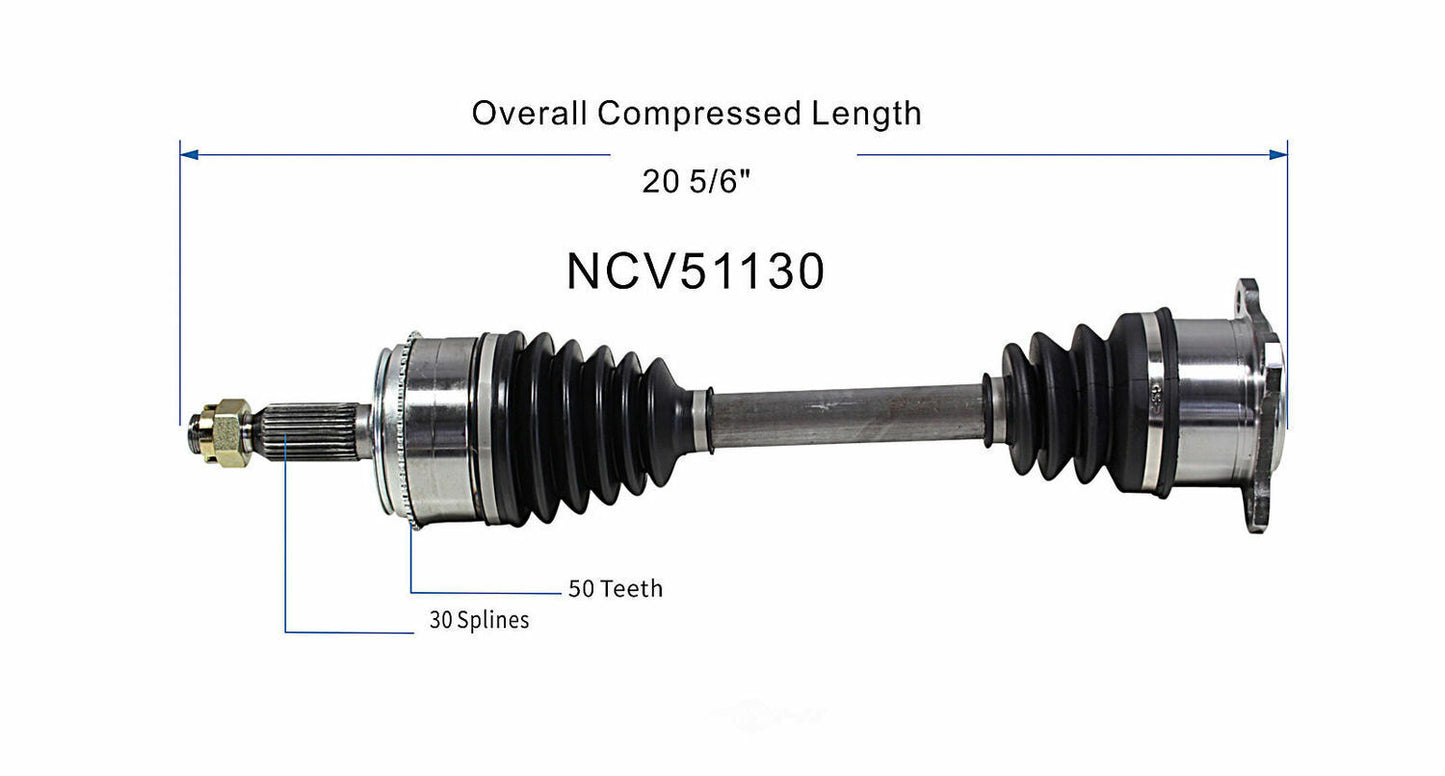 GSP North America NCV51130 CV Axle Assembly