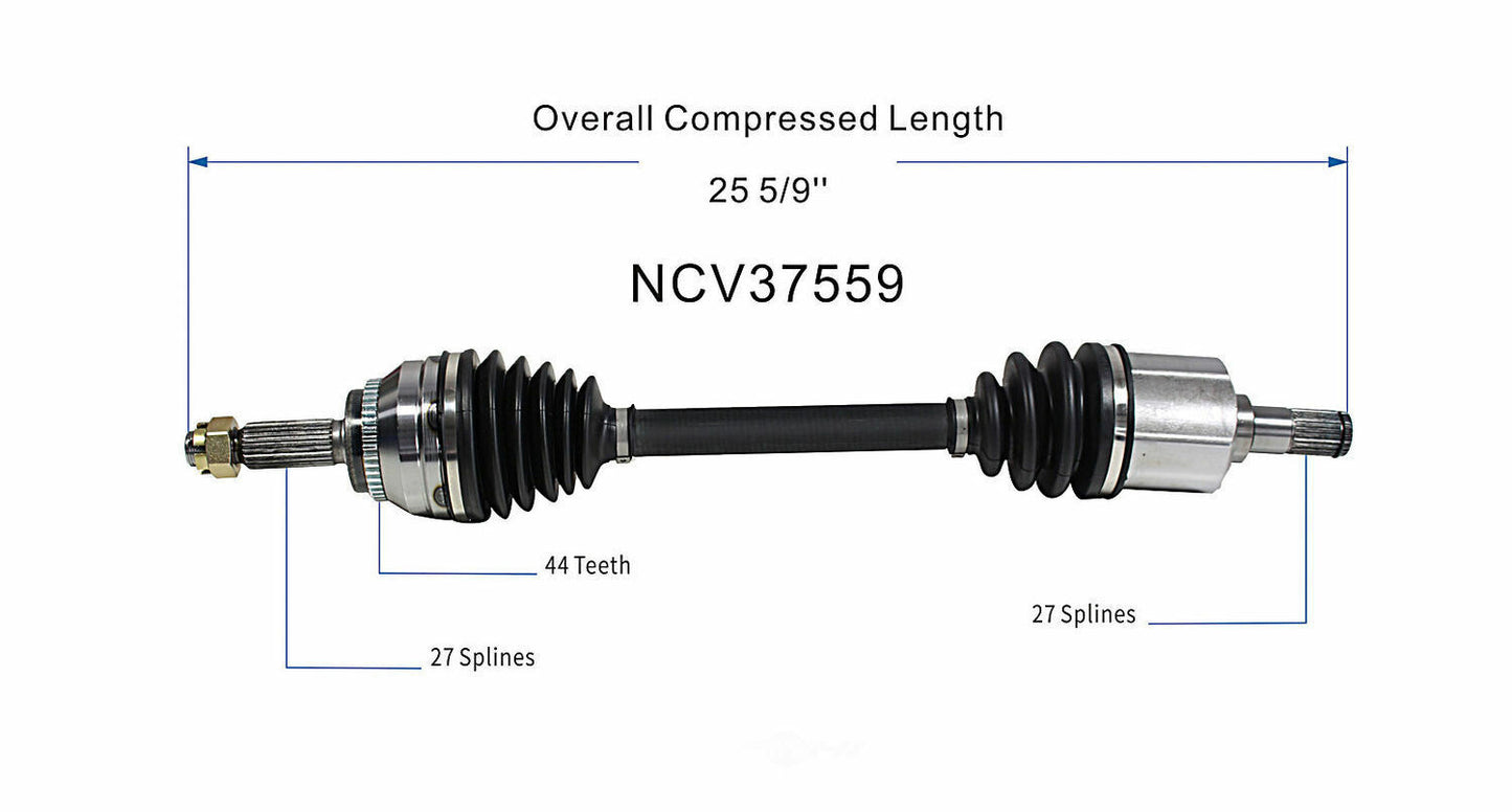 GSP North America NCV37559 CV Axle Assembly