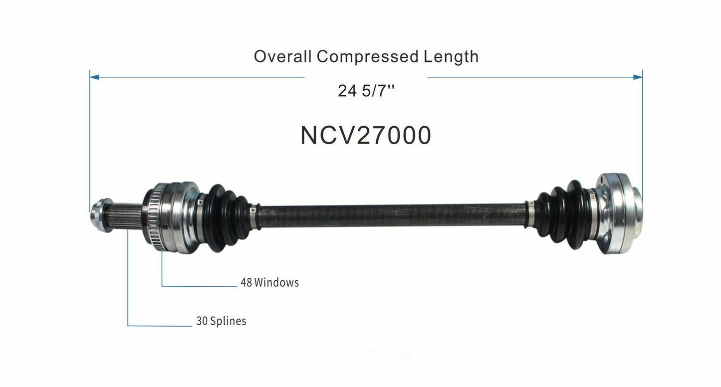GSP North America NCV27000 CV Axle Assembly