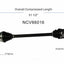 GSP North America NCV66016 CV Axle Assembly
