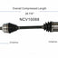 GSP North America NCV10068 CV Axle Assembly