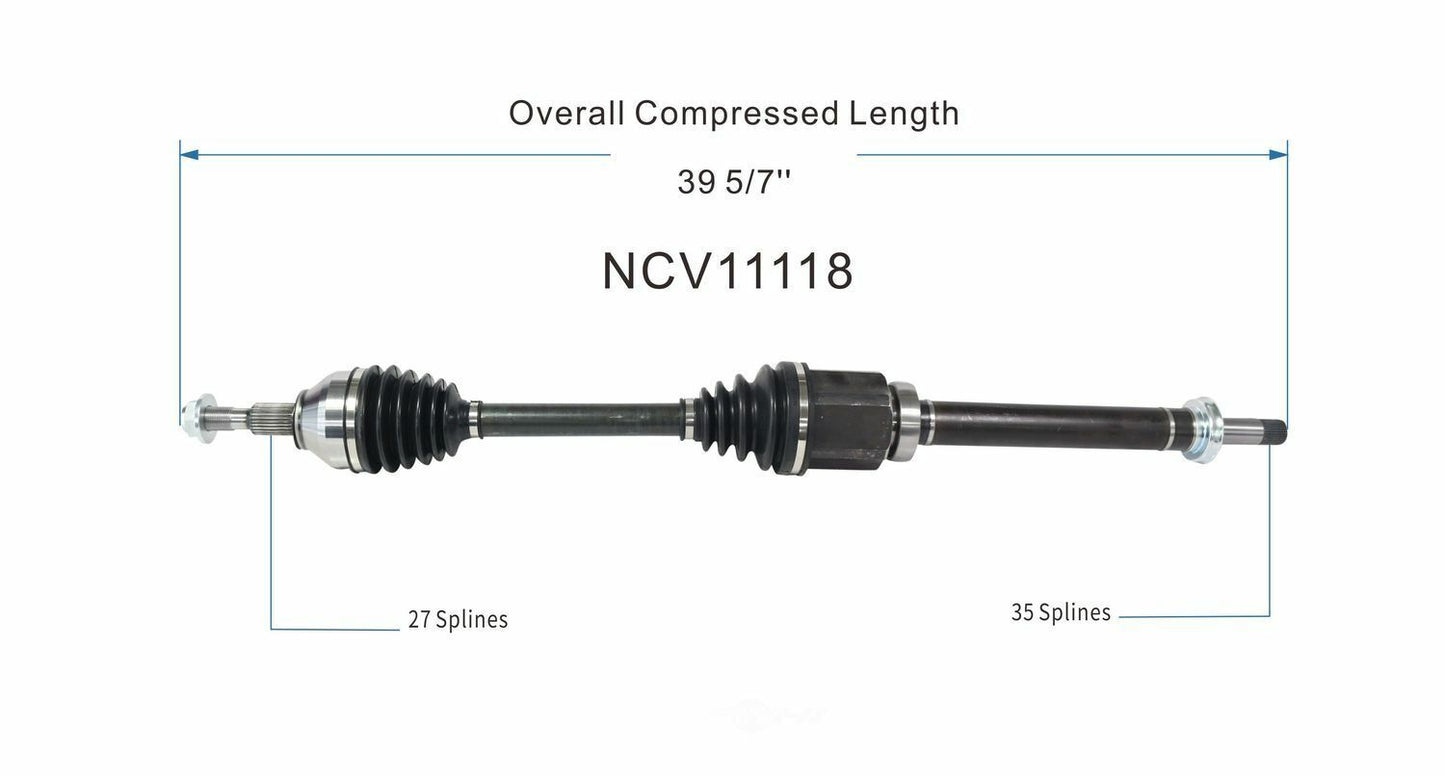 GSP North America NCV11118 CV Axle Assembly