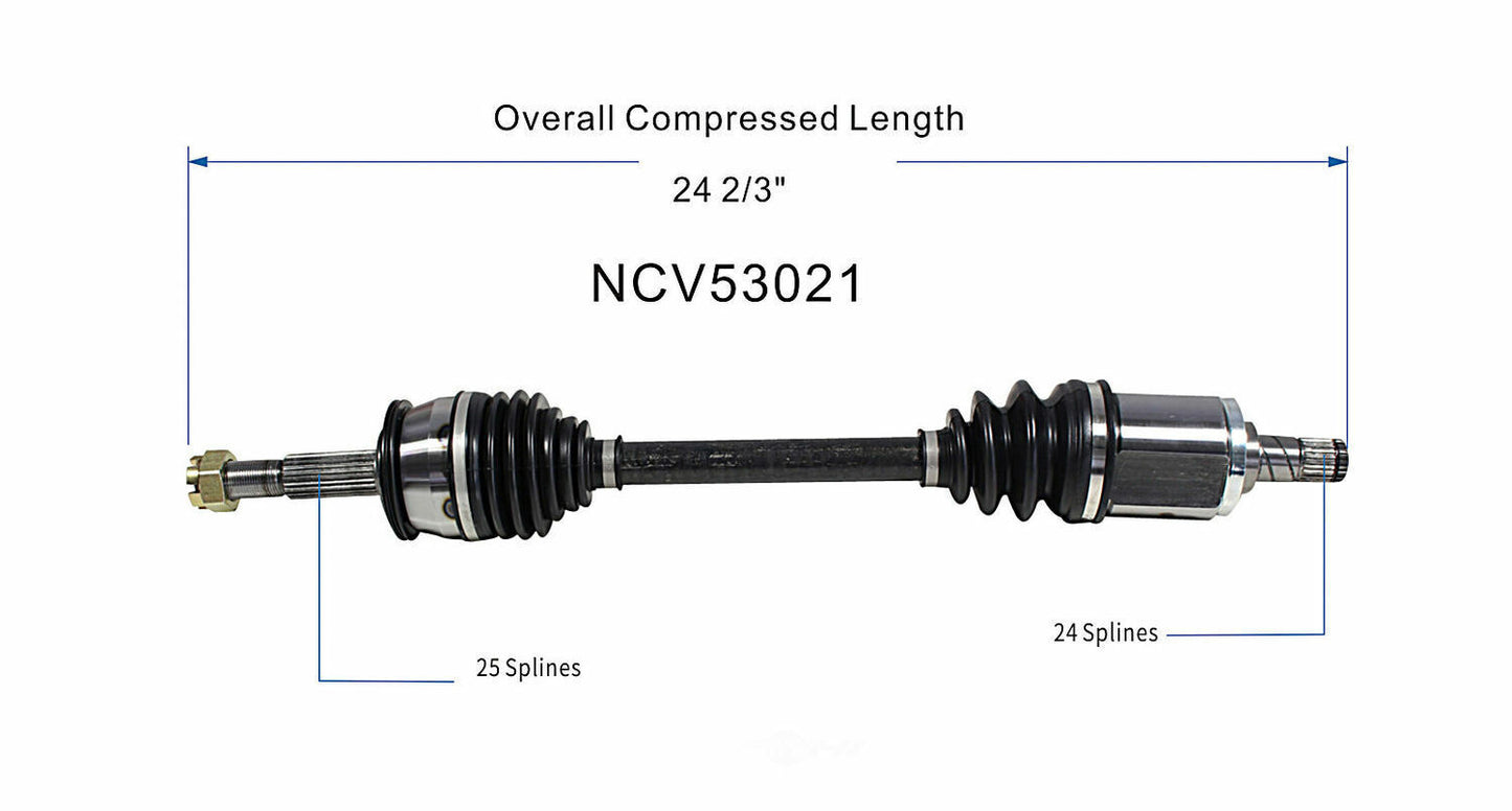 GSP North America NCV53021 CV Axle Assembly