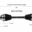 GSP North America NCV37502 CV Axle Assembly