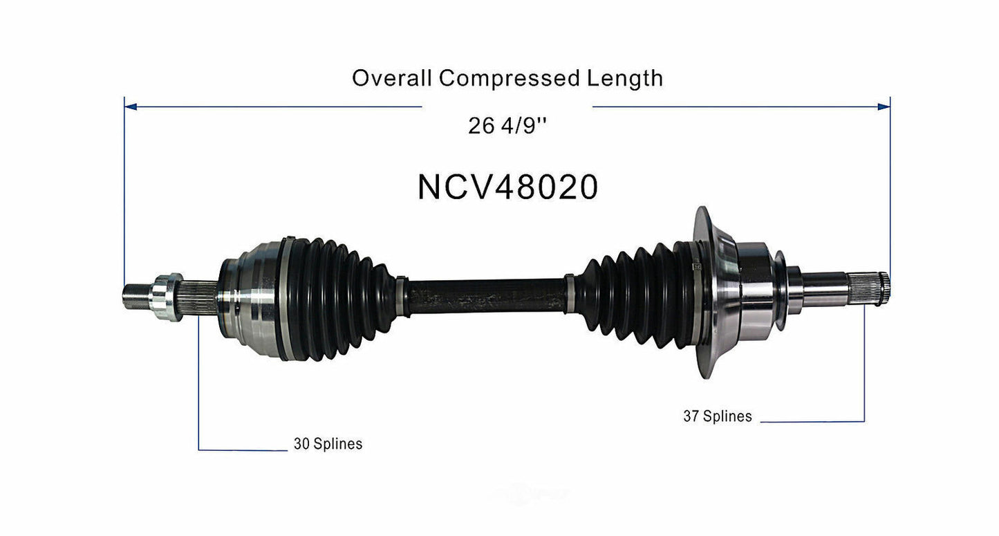 GSP North America NCV48020 CV Axle Assembly
