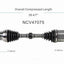 GSP North America NCV47075 CV Axle Assembly