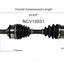 GSP North America NCV10031 CV Axle Assembly