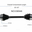 GSP North America NCV36546 CV Axle Assembly