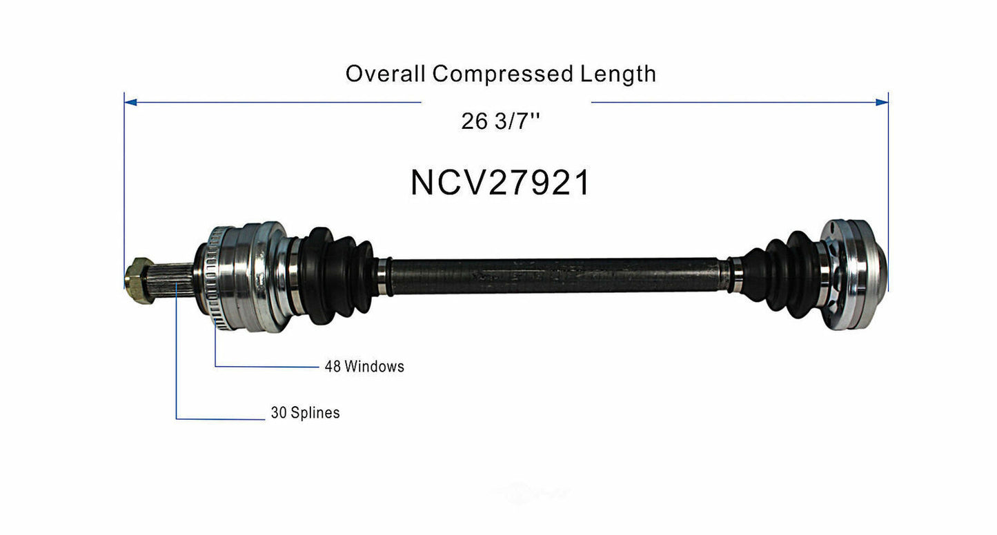 GSP North America NCV27921 CV Axle Assembly