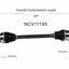 GSP North America NCV11195 CV Axle Assembly