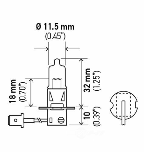 Hella H71070662 Fog Light Bulb