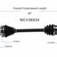 GSP North America NCV36534 CV Axle Assembly