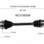 GSP North America NCV36556 CV Axle Assembly