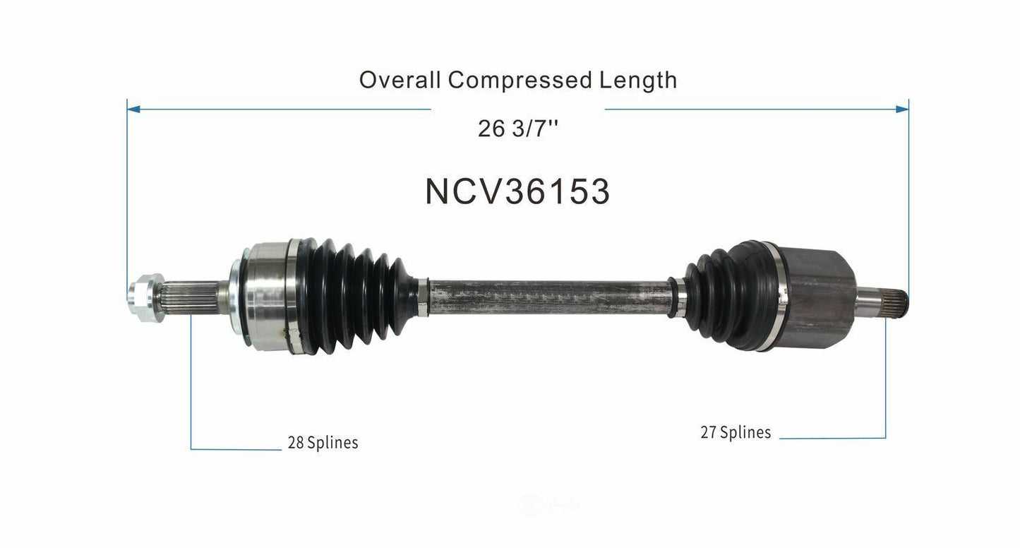 GSP North America NCV36153 CV Axle Assembly