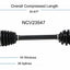 GSP North America NCV23547 CV Axle Assembly