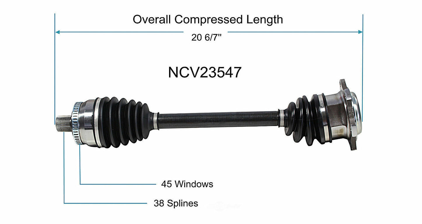 GSP North America NCV23547 CV Axle Assembly