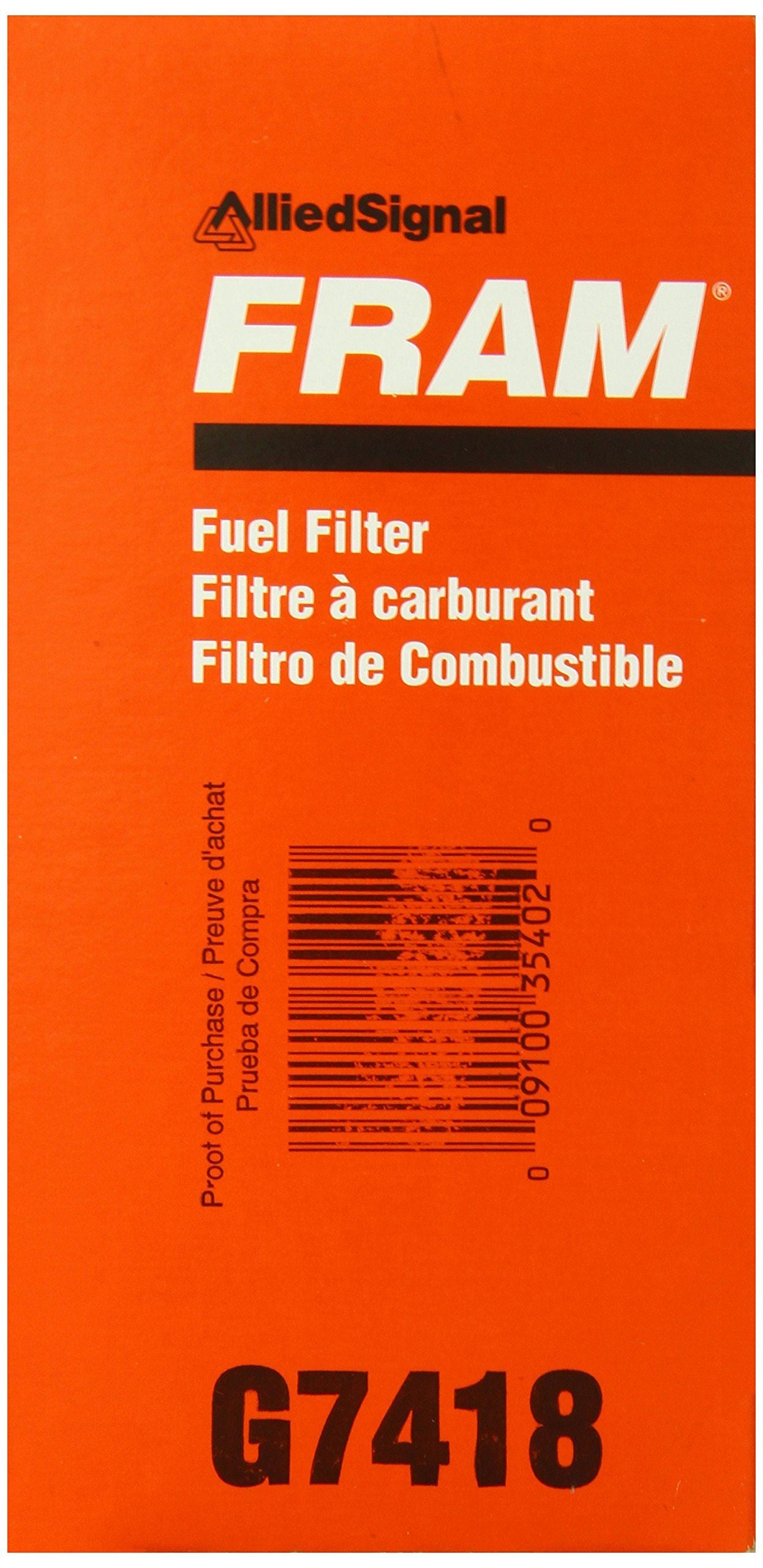 Filtro de combustible Fram G7418