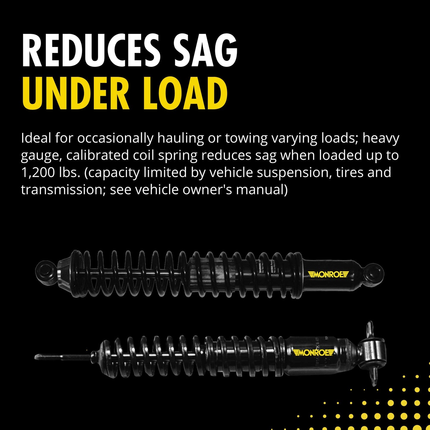 Monroe 58620 Conjunto de amortiguador de suspensión y resorte helicoidal