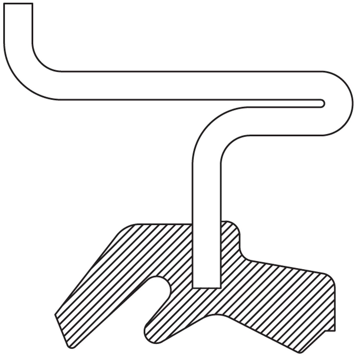 National Seal/Bearing 4099 Wheel Seal