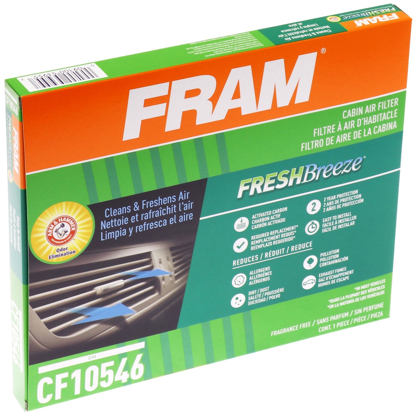 Filtro de aire de cabina Fram CF10546