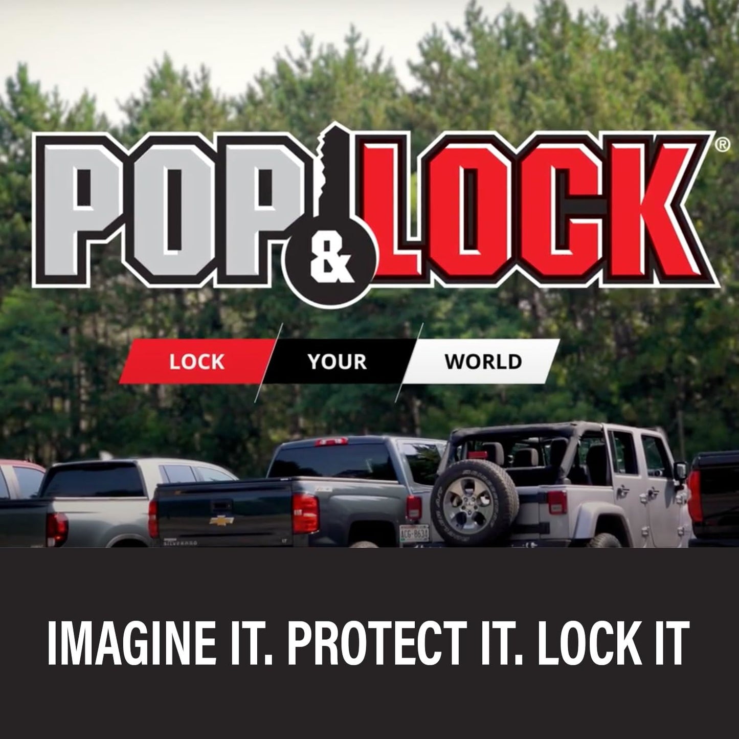 POP &amp; LOCK PL5400 Cerradura para portón trasero