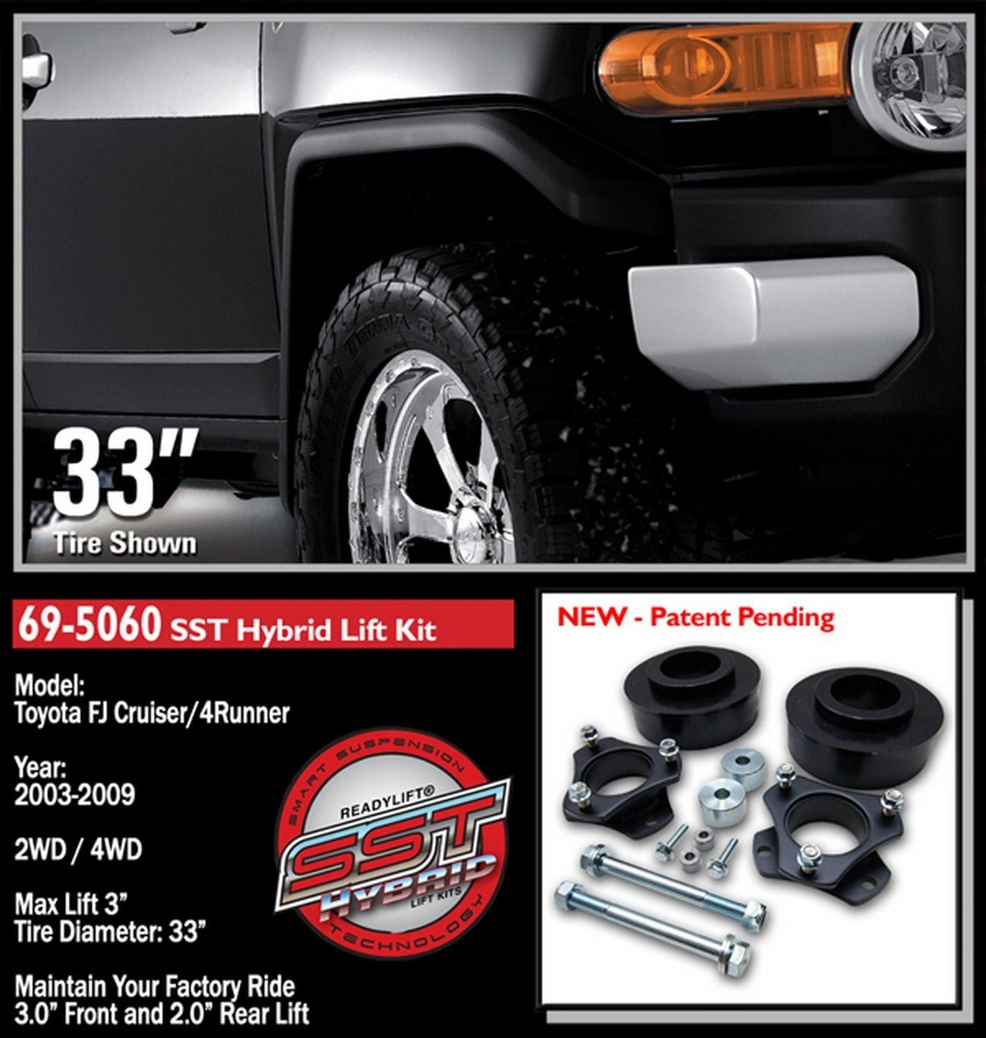 Ready Lift 69-5060 Kit de levage de suspension