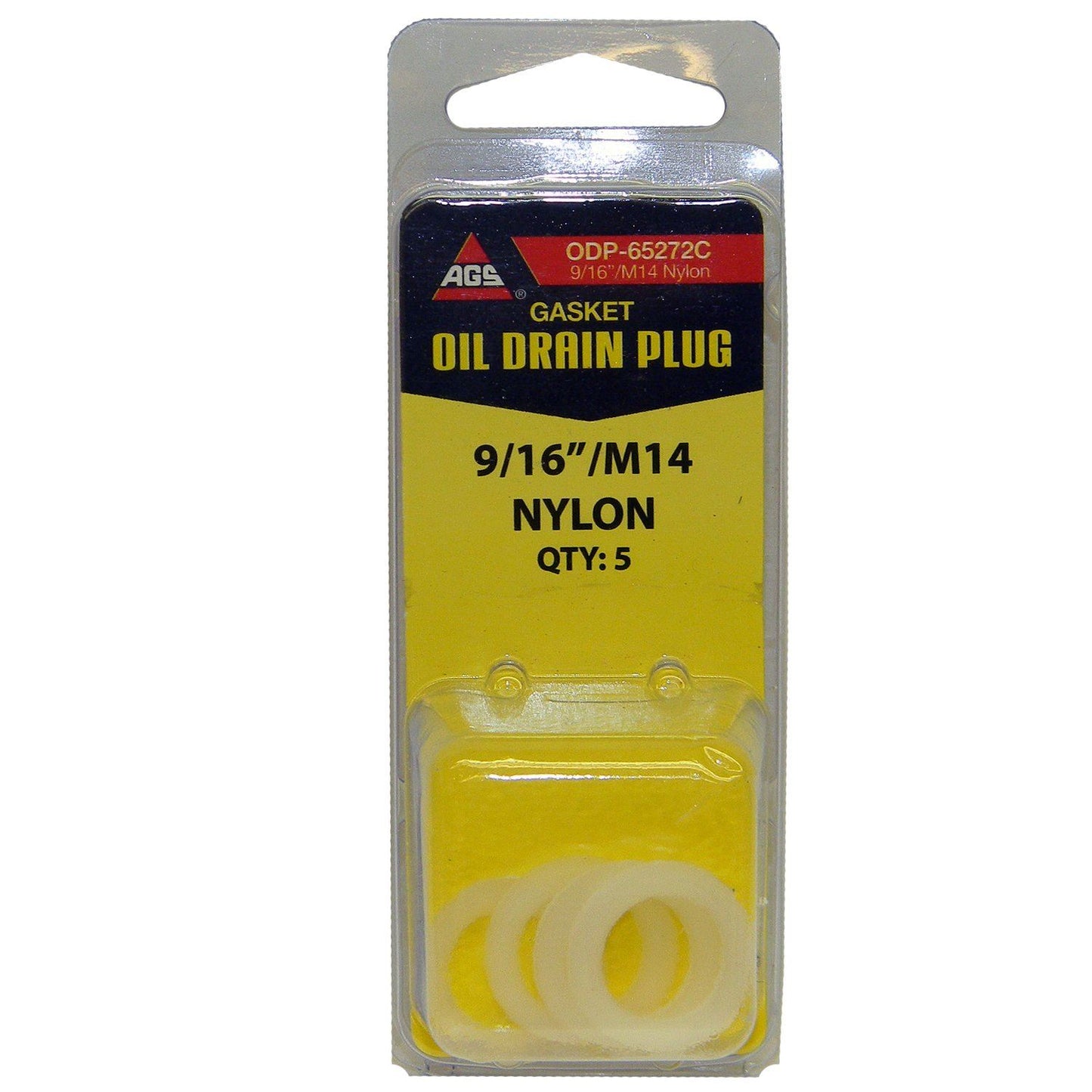 AGS Company ODP-65272C Junta de tapón de drenaje de aceite del motor