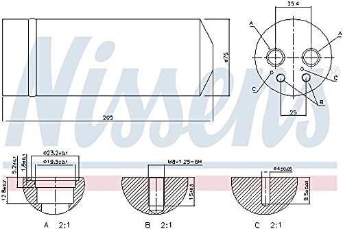 Nissens North America 95314 A/C Receiver Drier
