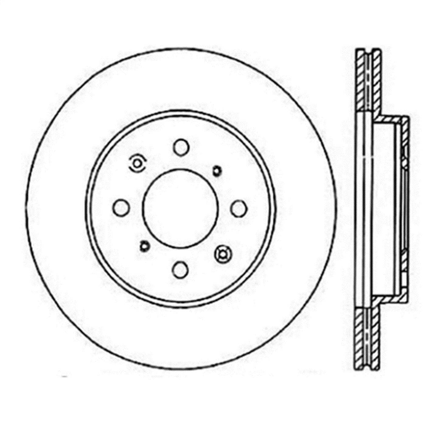 Stoptech 126.40021SR Disc Brake Rotor