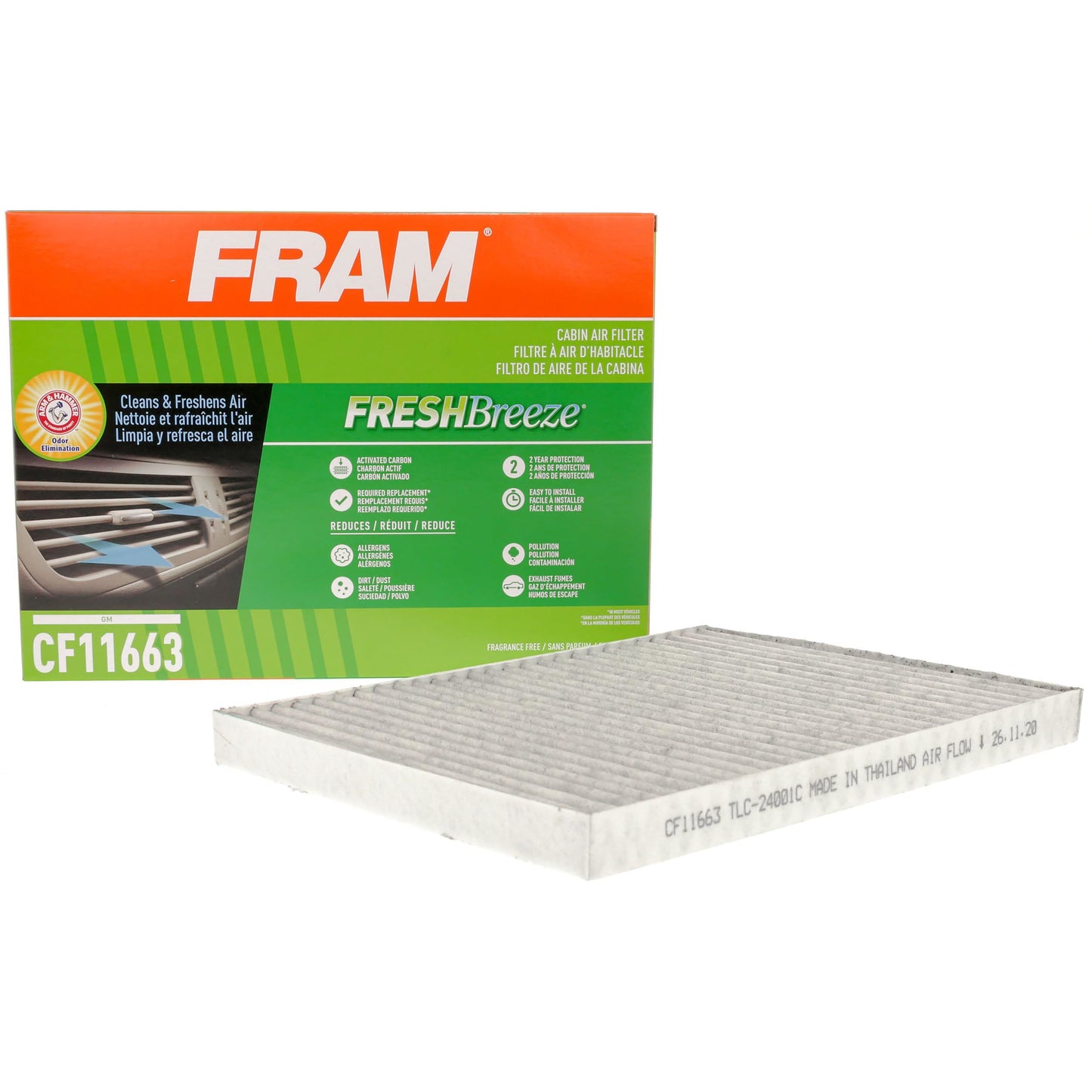 Filtro de aire de cabina Fram CF11663