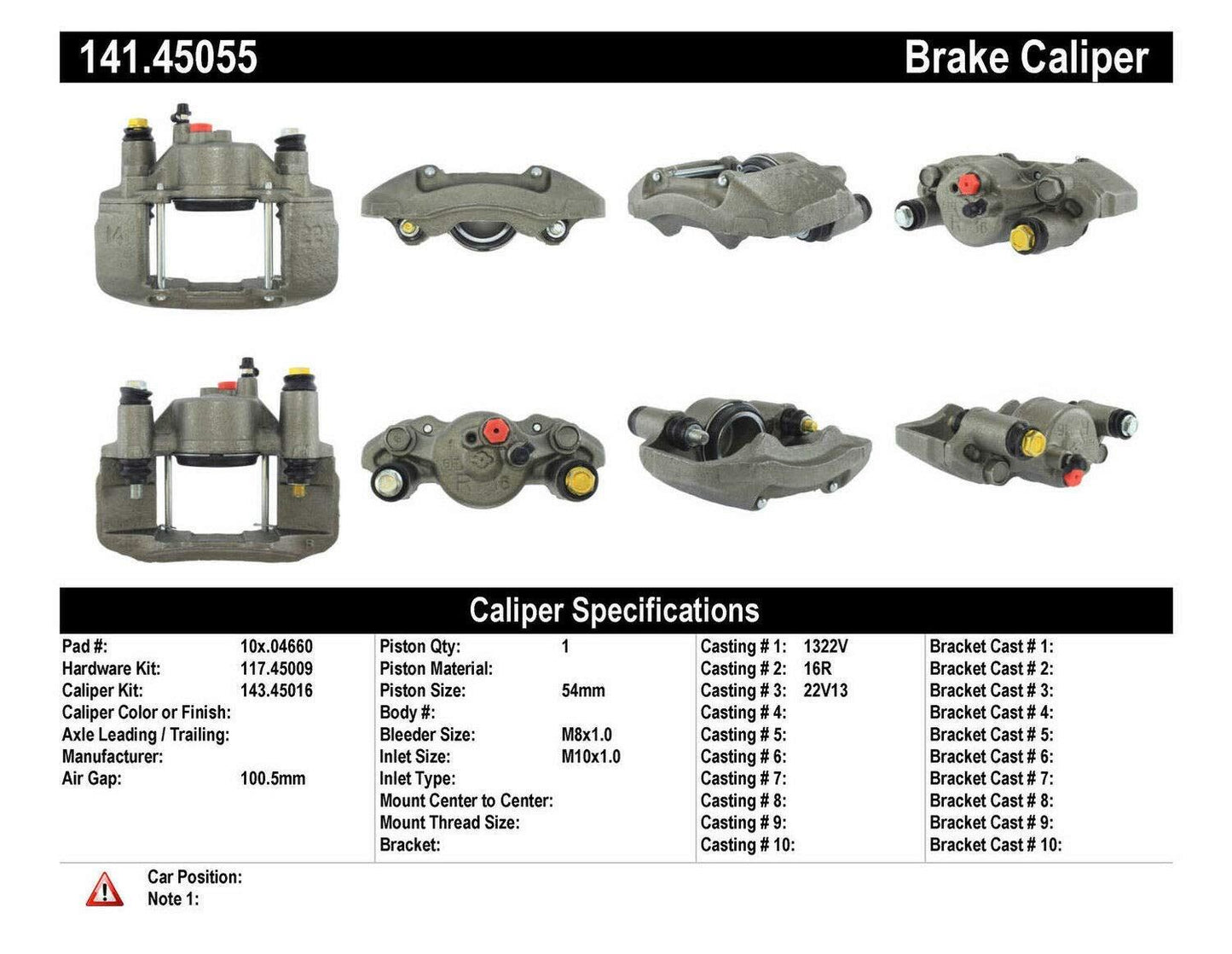 Centric Parts 14145055