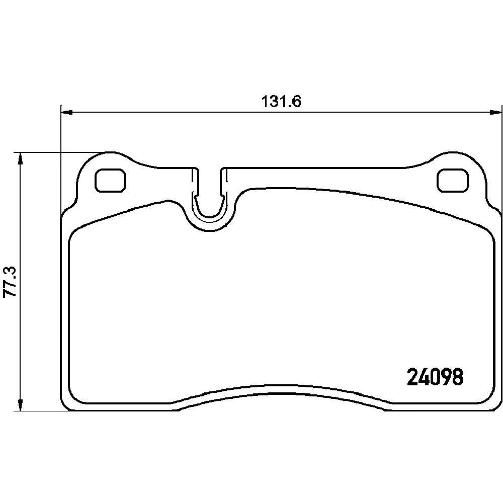 Hella-PAGID 355011851 Disc Brake Pad Set