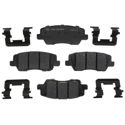 ACDelco Professional Durastop 17D1659CH Jeu de plaquettes de frein à disque