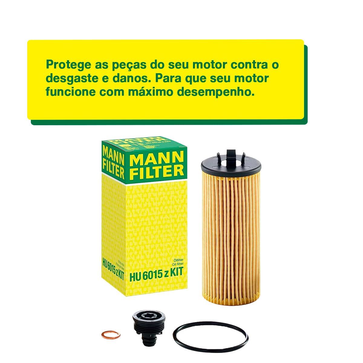 MANN-FILTER HU 6015 Z KIT Engine Oil Filter