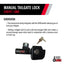 POP &amp; LOCK PL1100 Cerradura para portón trasero