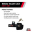 POP &amp; LOCK PL1100 Cerradura para portón trasero