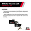 POP &amp; LOCK PL1300 Cerradura para portón trasero