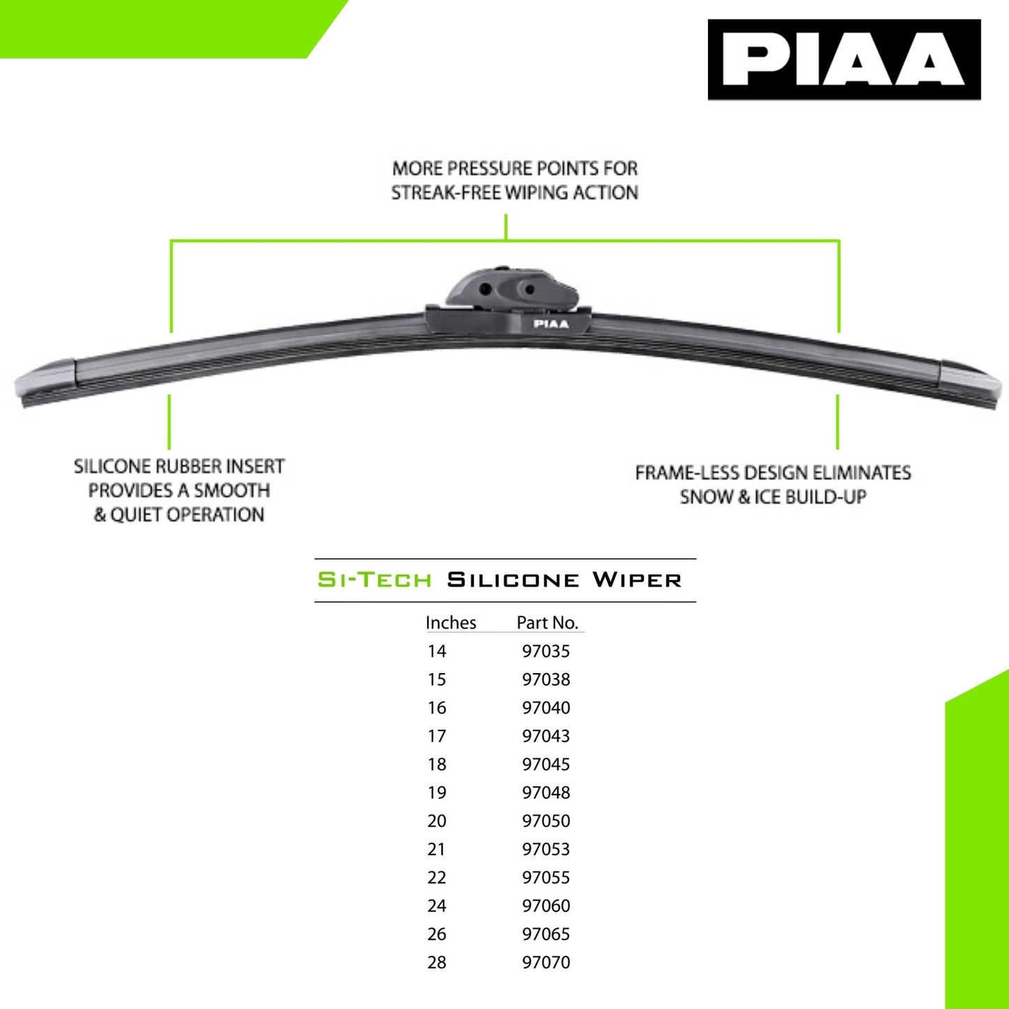 PIAA 97050 Windshield Wiper Blade