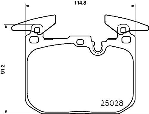 Hella-PAGID 355021271 Disc Brake Pad Set