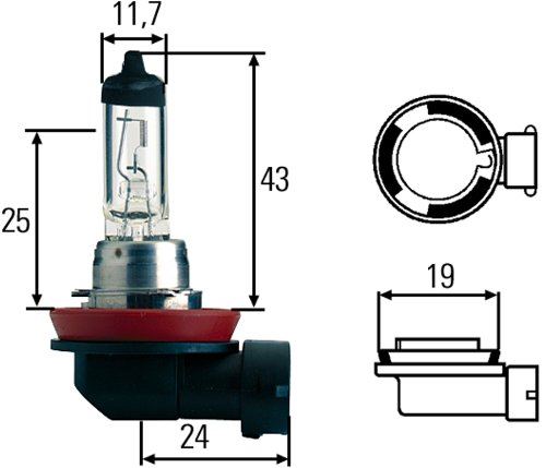 Hella H71071072 Fog Light Bulb