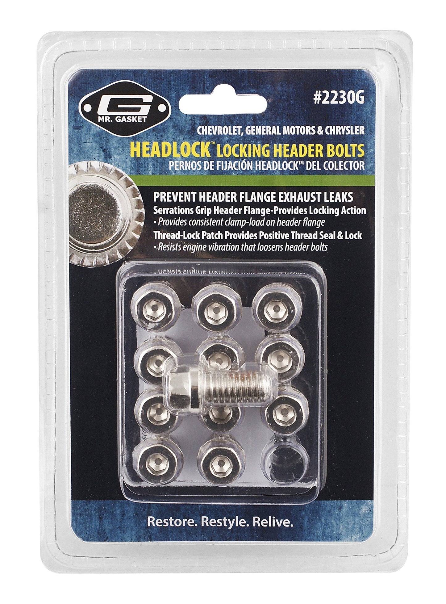 Mr Gasket 2230G Exhaust Header Bolt