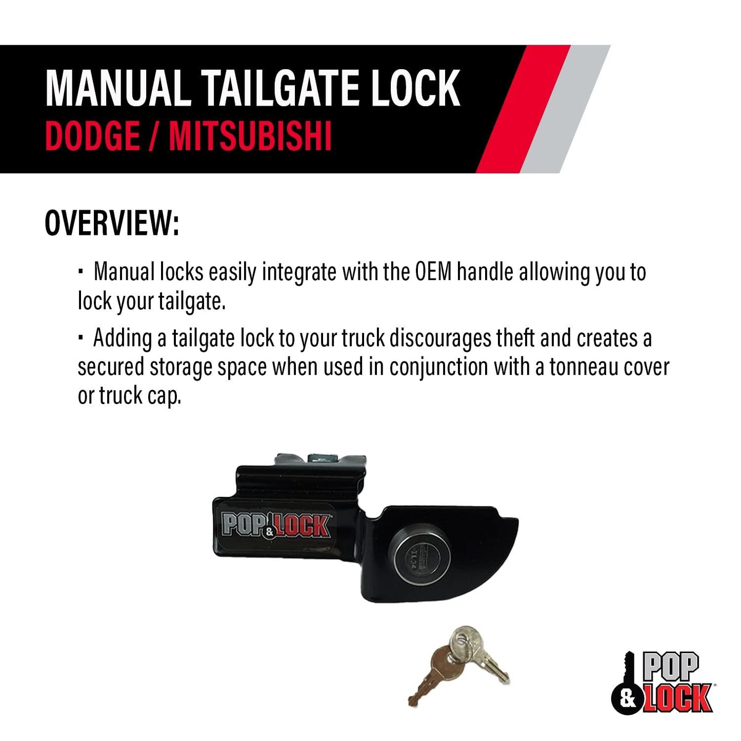 POP & LOCK PL3600 Tailgate Lock
