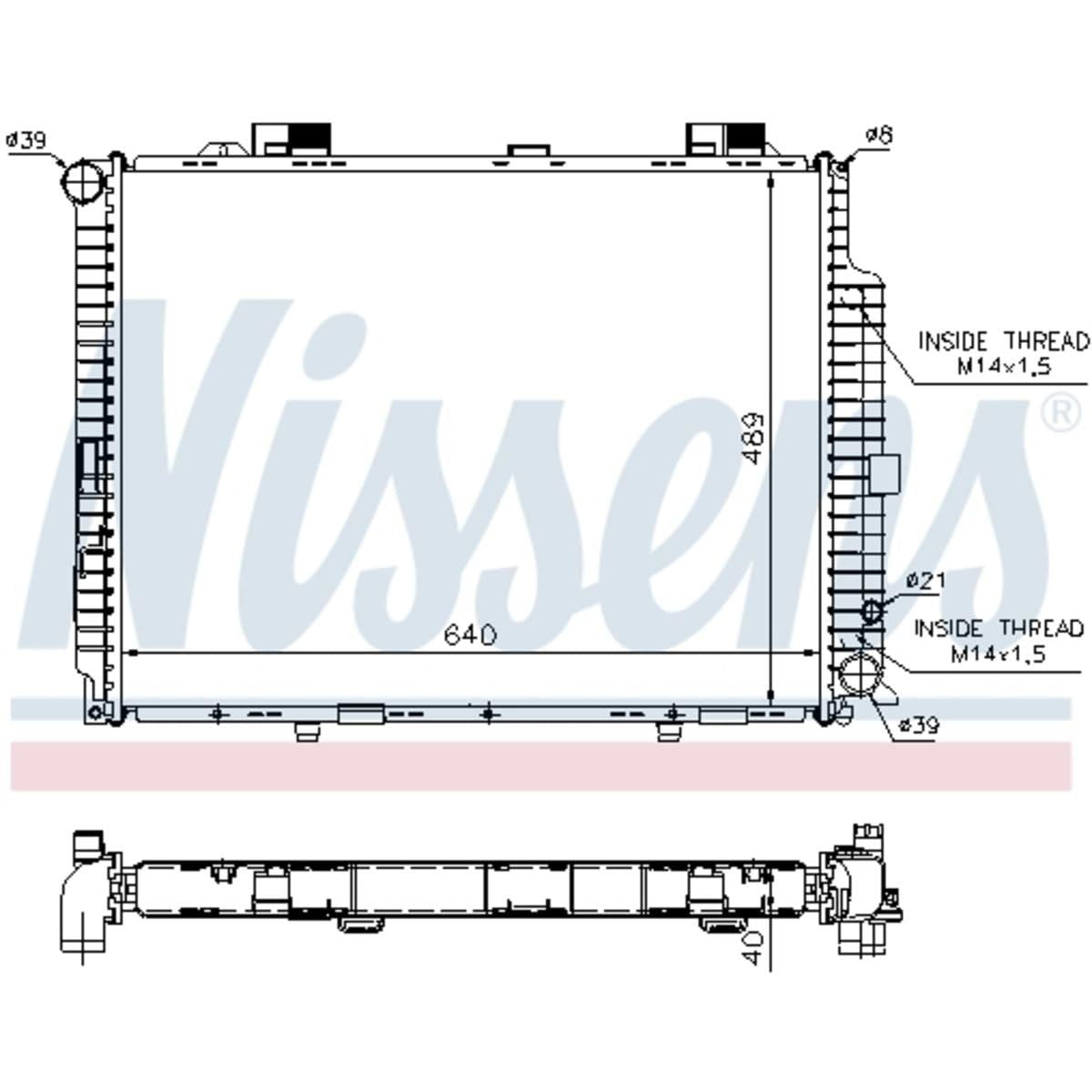 Nissens North America 62612A Radiator