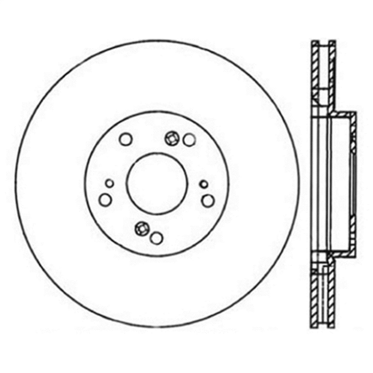 Stoptech 126.40057SL Disc Brake Rotor